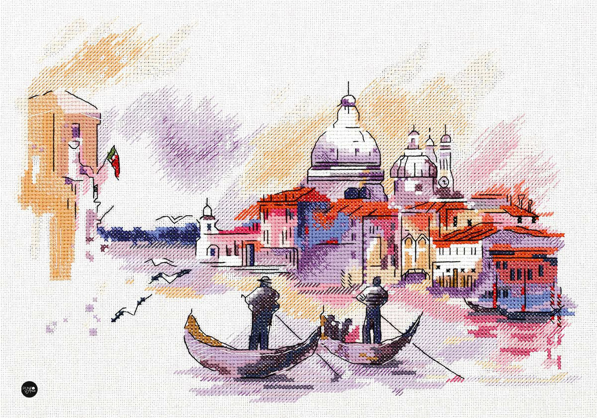 Eine Reise durch Venedig – Panna GM-7184 – Kreuzstichset