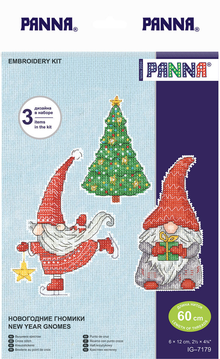 Neujahrszwerge – Panna – Kreuzstichset IG-7179