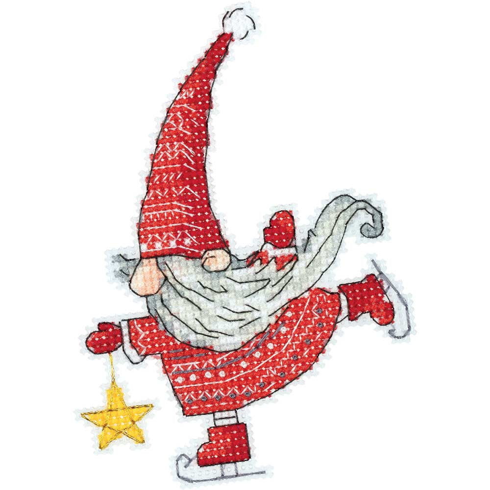 Gnomos de año nuevo - Panna - Kit de punto de cruz IG-7179