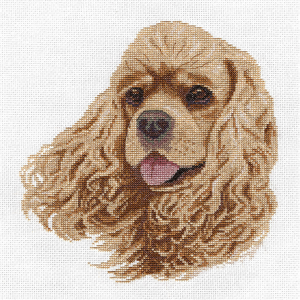 Cocker Spaniel - Panna - Kit de punto de cruz J-1785