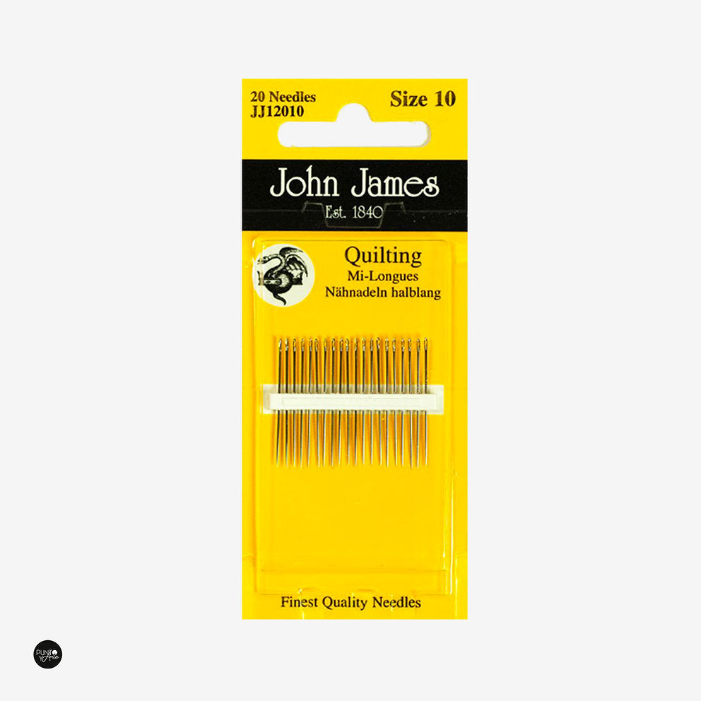 Quilting Needles No. 10 MI-LONG John James JJ12010 Patchwork: Speed Up Your Quilting and Patchwork Projects