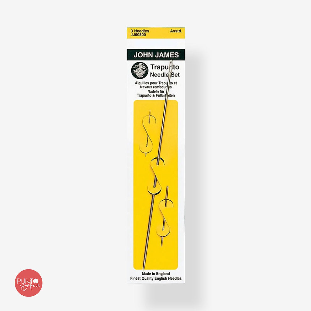 Agujas para Bordar con Cintas y Trapunto - John James JJ60800: Realza tus Bordados con Detalles Exquisitos