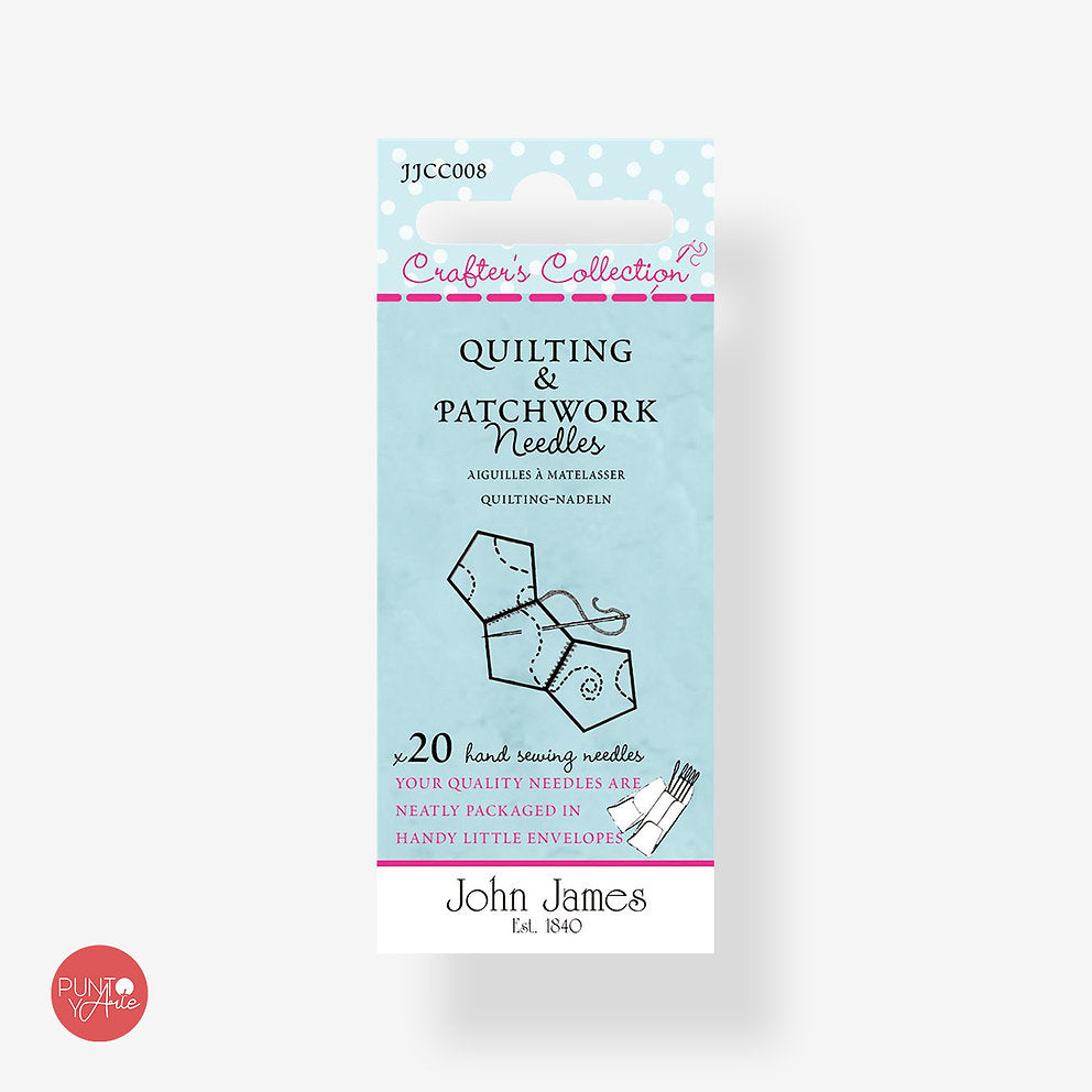 Assortment of Quilting and Patchwork Needles - John James JJCC008: Quality and Precision