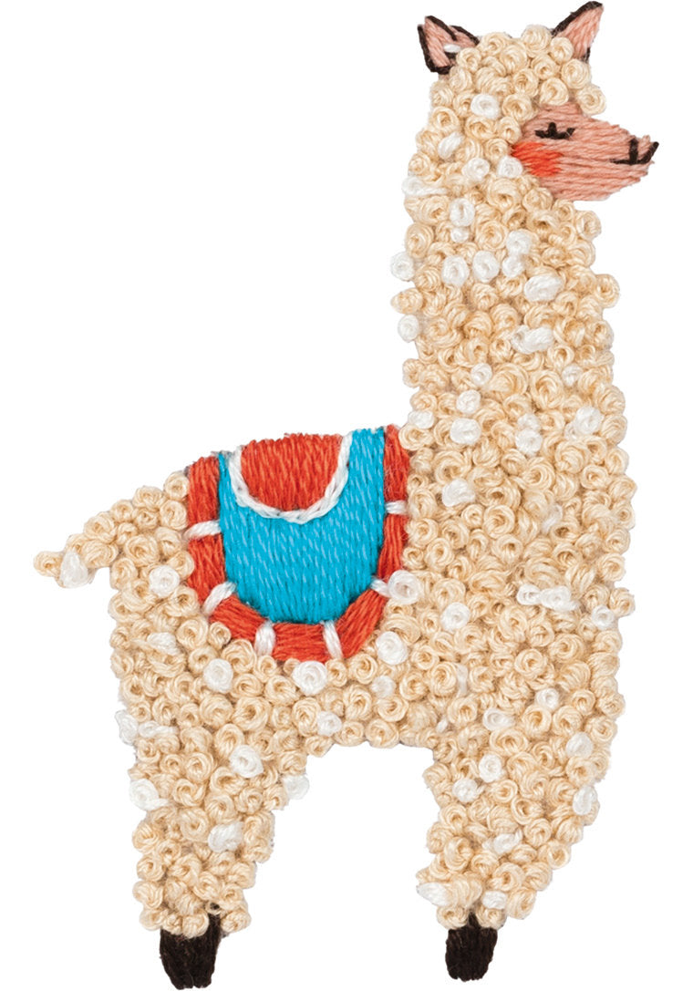 Pequeña llama - JK-2201 Panna - Kit de bordado Tradicional