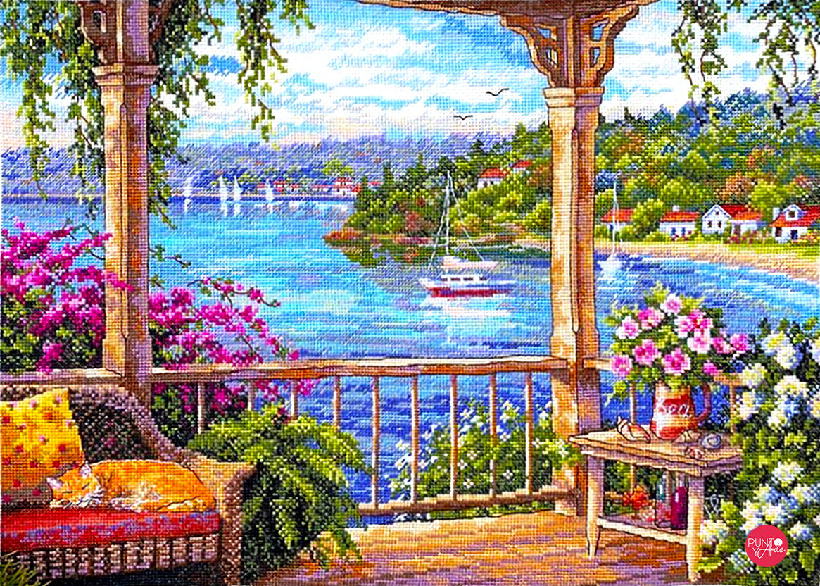 Kreuzstichset - Sommerlandschaft - Merejka K-184 Ruhe