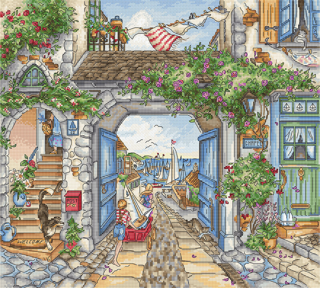 L8004 Zum Hafen – LETISTITCH – Kreuzstichset