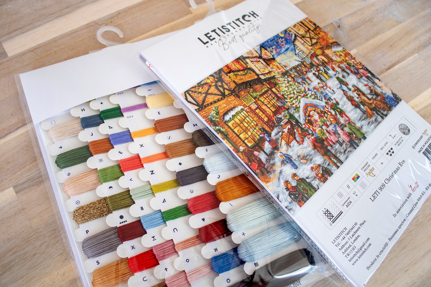 Kreuzstichset LETI 909 Heiligabend von LETISTITCH