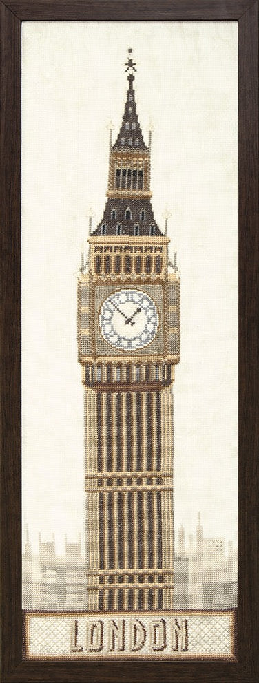 London. Big Ben – M-191 Charivna Mit – Kreuzstichset