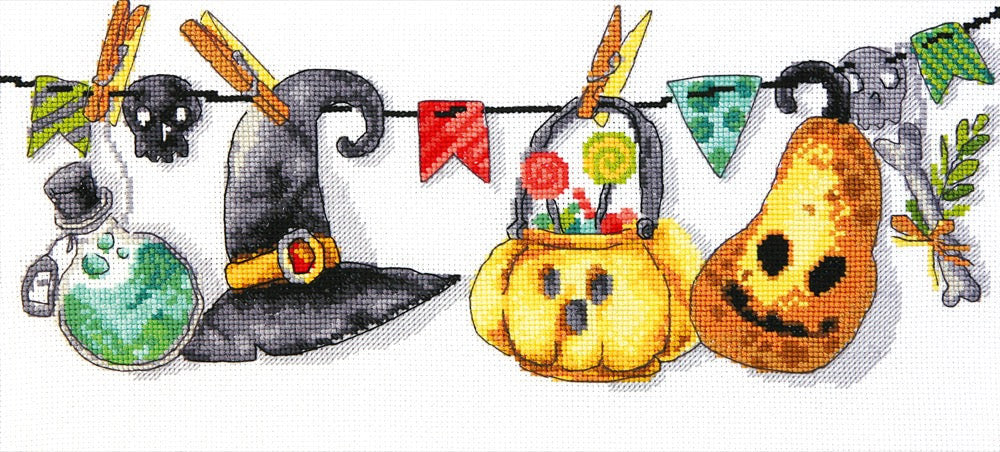 Halloween - M-447 Charivna Mit - Kreuzstichset