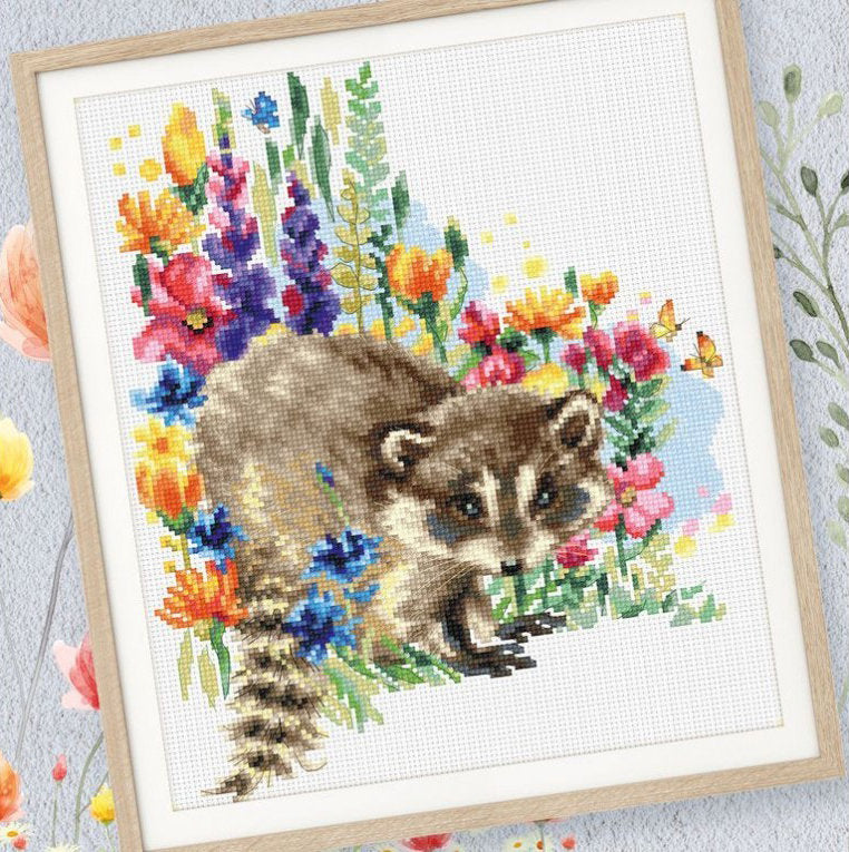 Kit de punto de cruz. El que ama las flores. RTO M684