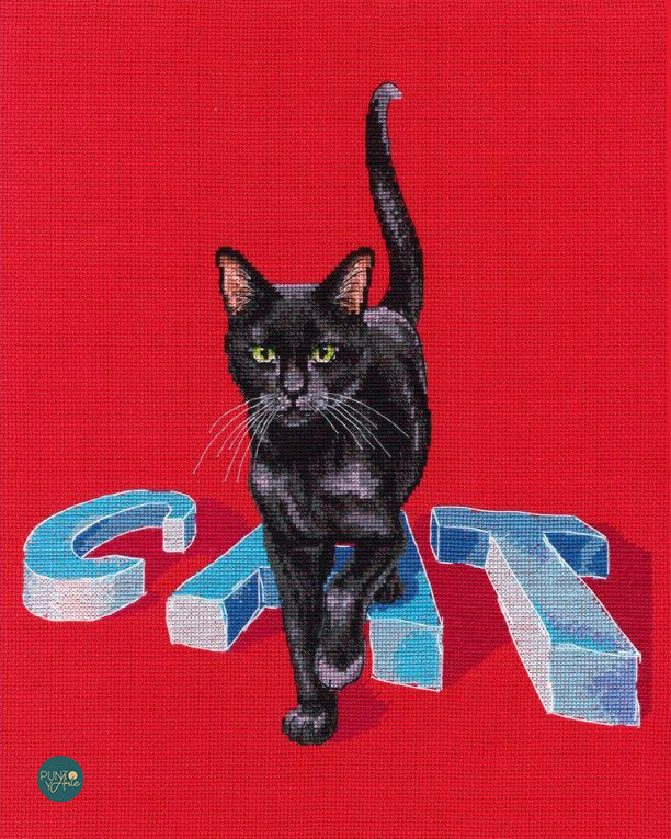 Black Cat - M794 RTO - Cross Stitch Kit