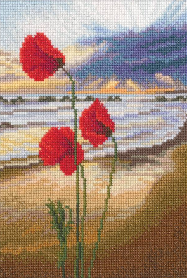 Kit de Punto de Cruz "En el momento. Amapolas" - RTO M959