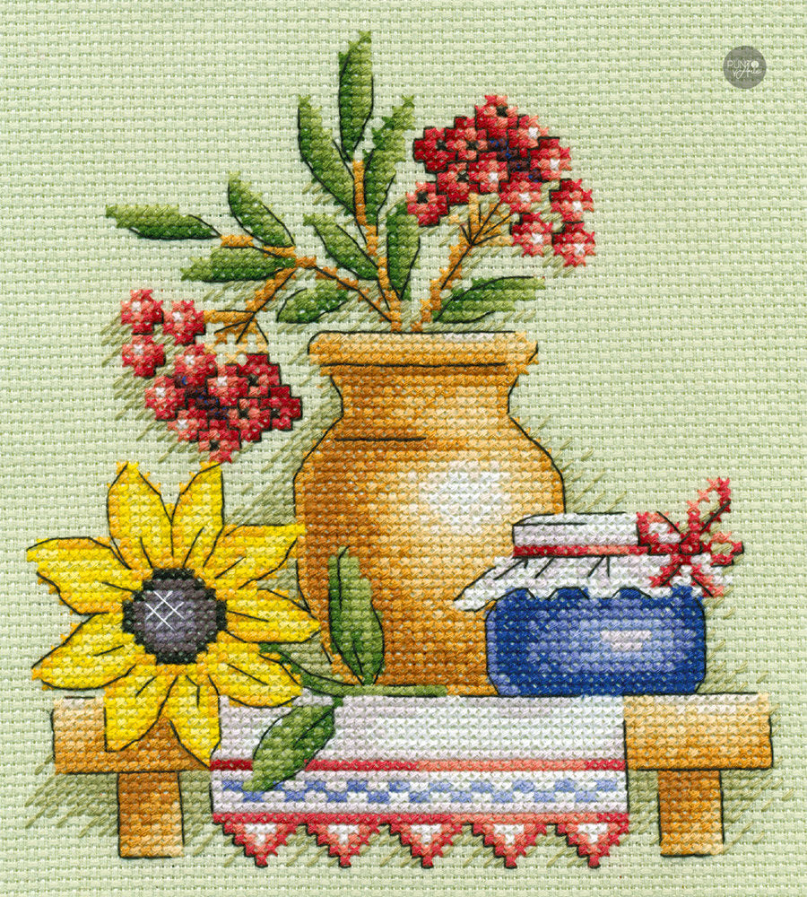 Herbstgeschenke - Panna - Kreuzstichset N-0515
