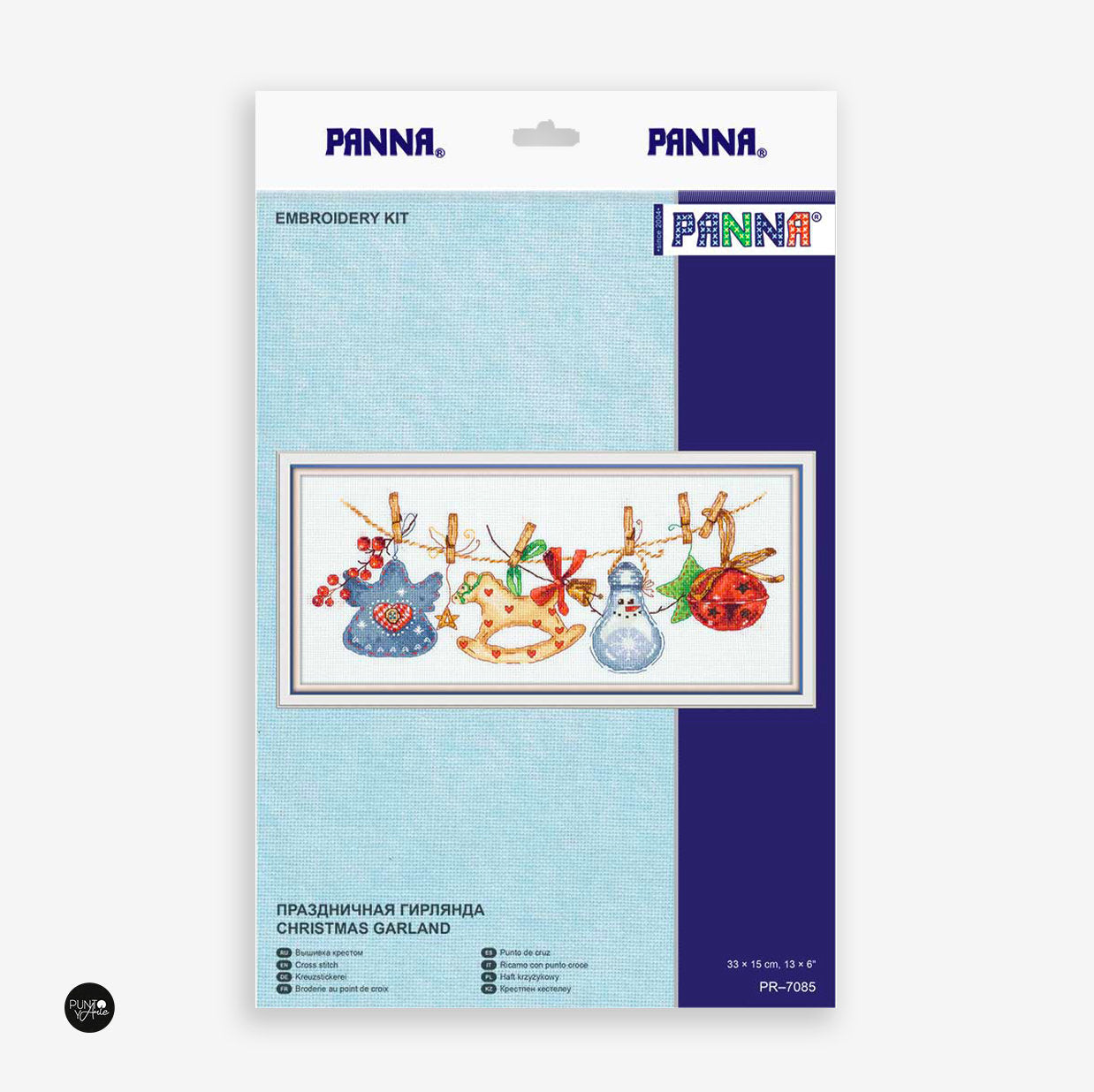 Guirnalda de navidad - Panna - Kit de punto de cruz PR-7085