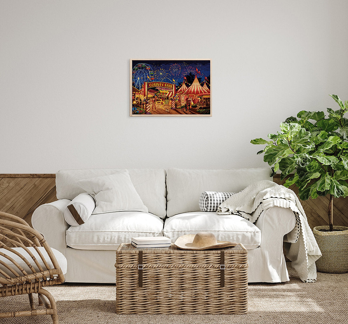 Kit de Punto de Cruz - Feria del Condado - PR-7259 Panna Gold