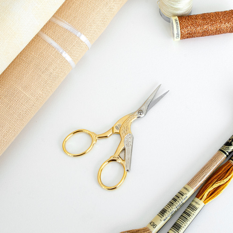 STORK Premax embroidery scissors 9 cm Gold Collection 10352