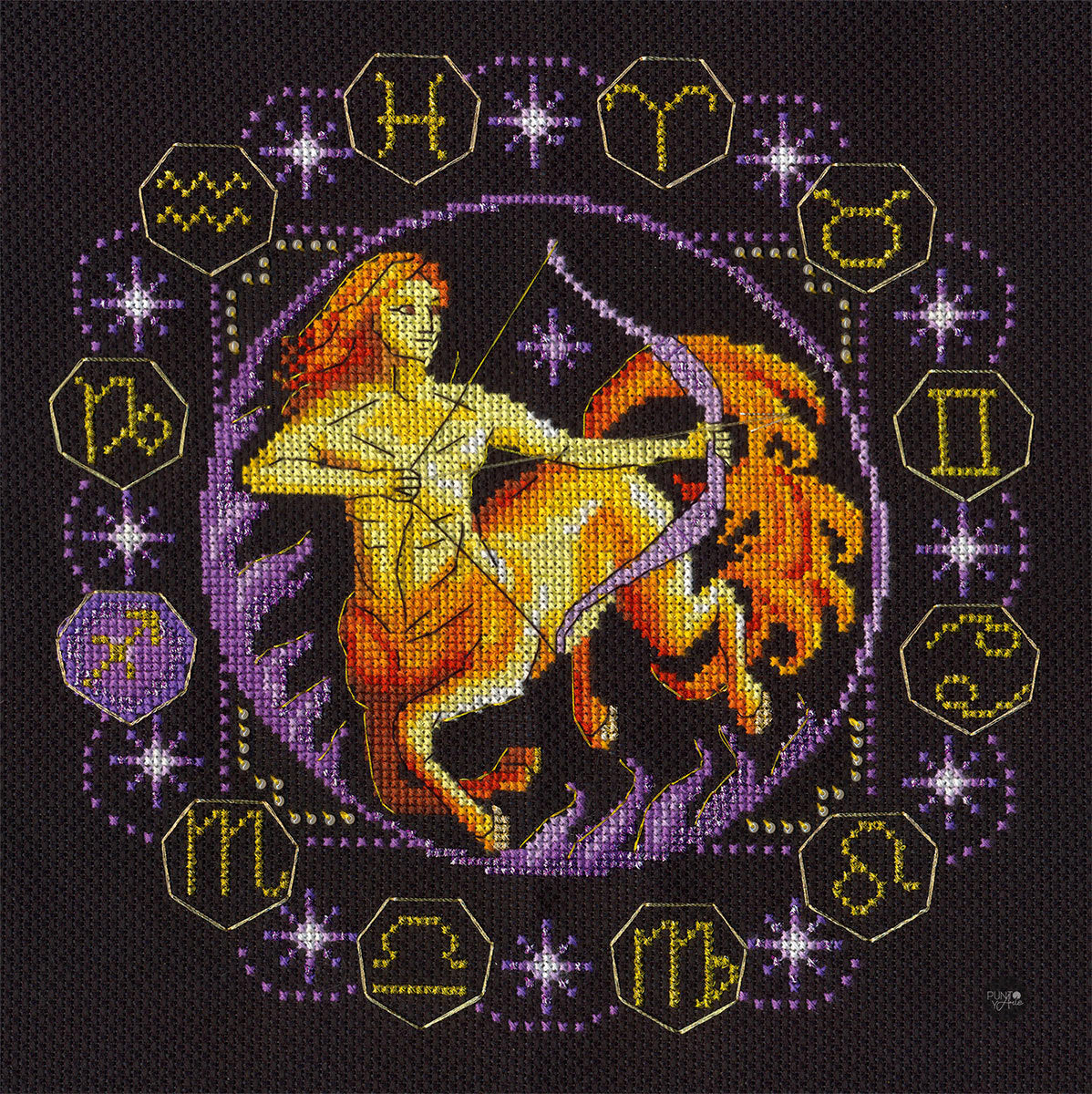 Sternzeichen. Schütze - Panna - Kreuzstichset ZN-0930