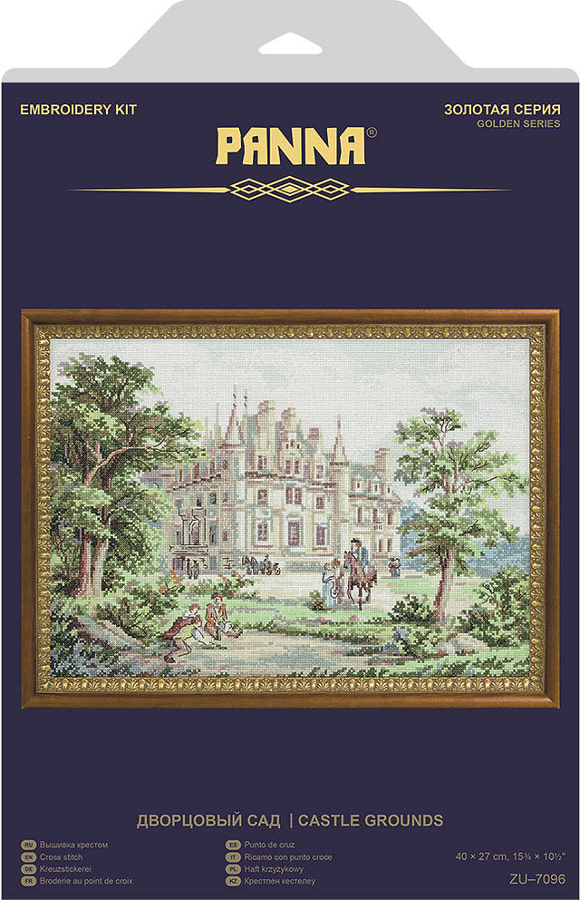 Schlossgärten - Panna Oro - Kreuzstichset ZU-7096