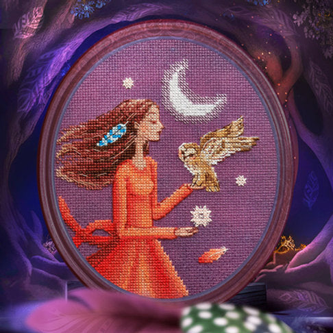 Kreuzstichset „Abendgespräch“ C70002 von RTO