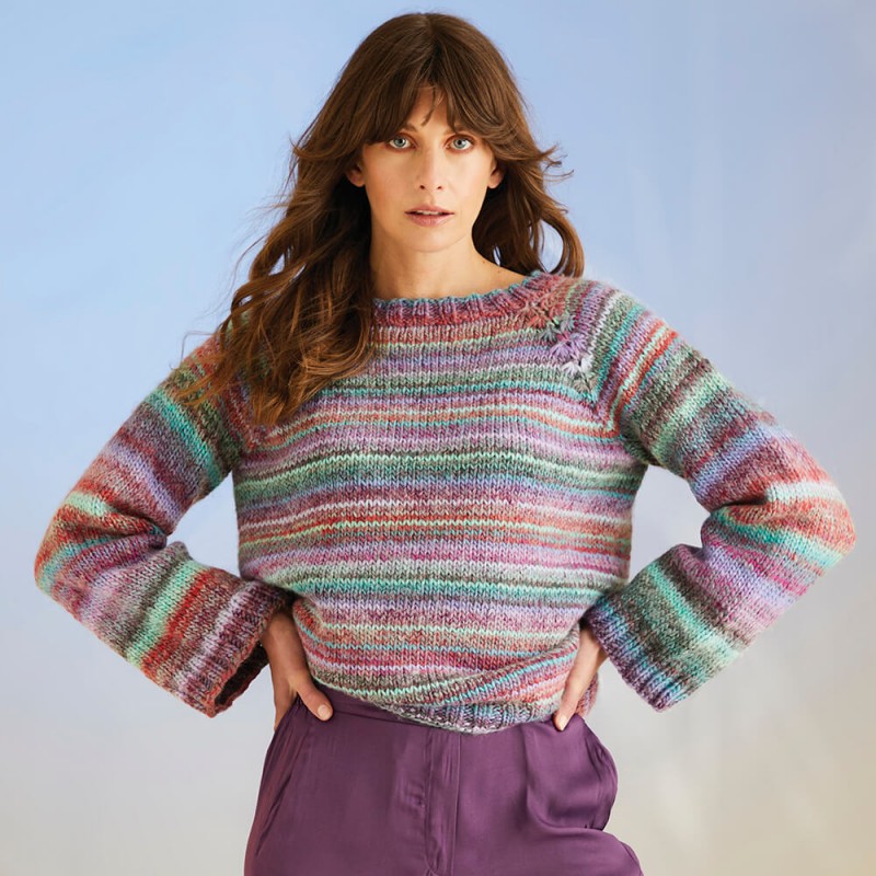 DMC Pirouette XL Magazine: 5 Color and Texture Knitting Projects for Winter
