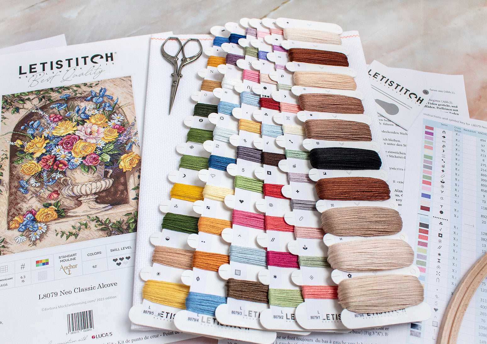 Neo Classic Alcove - L8079 LETISTITCH - Cross Stitch Kit