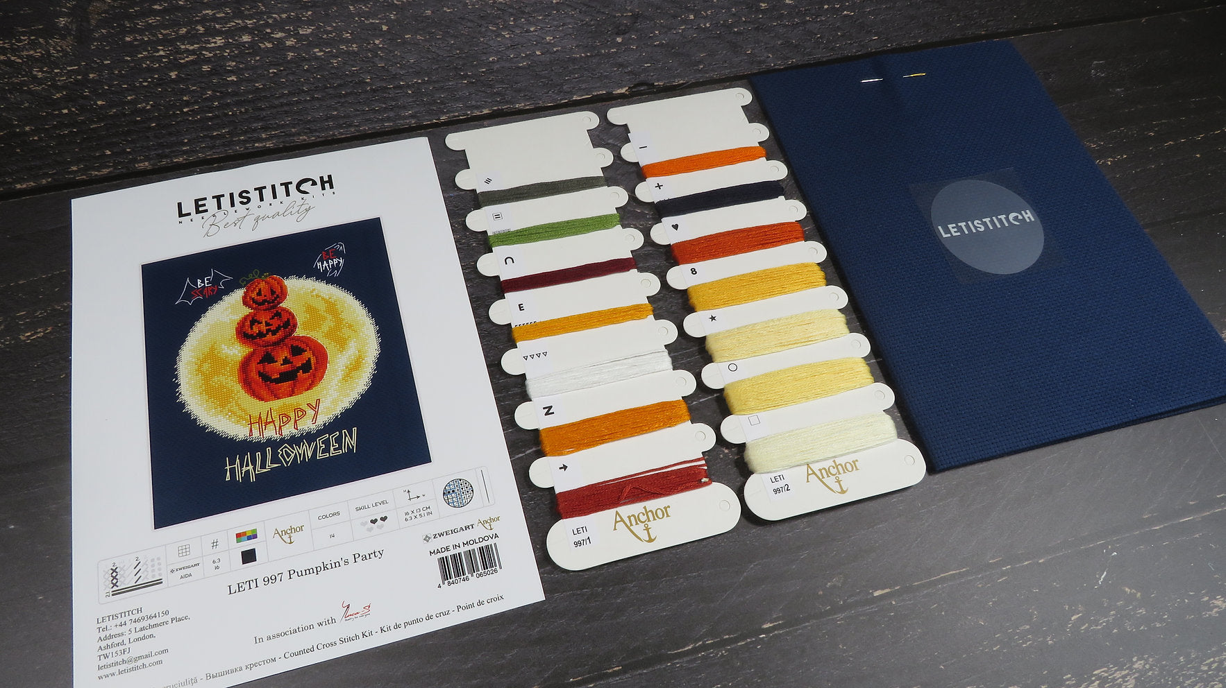 Kit de Punto de Cruz Pumpkin's Party - LETISTITCH