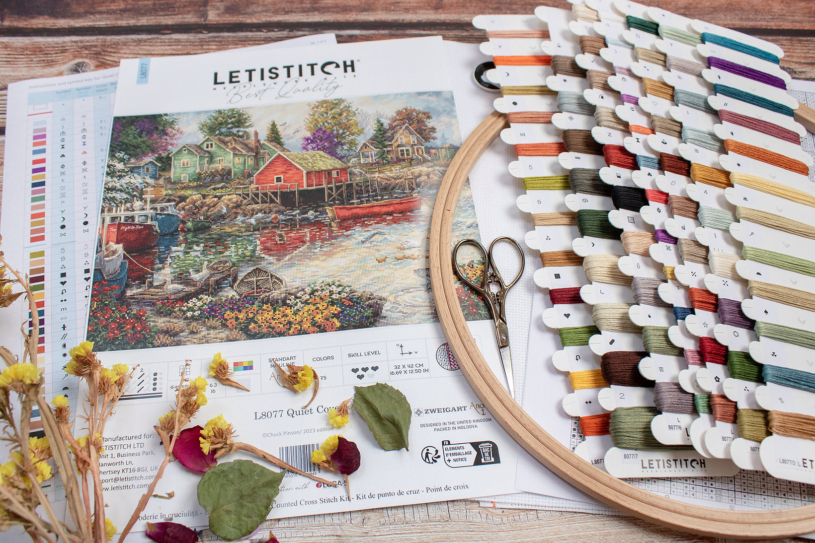 Quiet Cove - L8077 LETISTITCH - Cross Stitch Kit