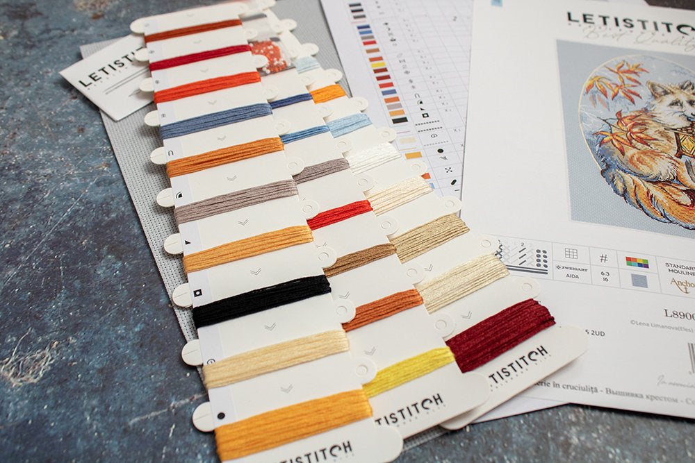 Kreuzstichset „Kitsune“ – LETISTITCH L8900
