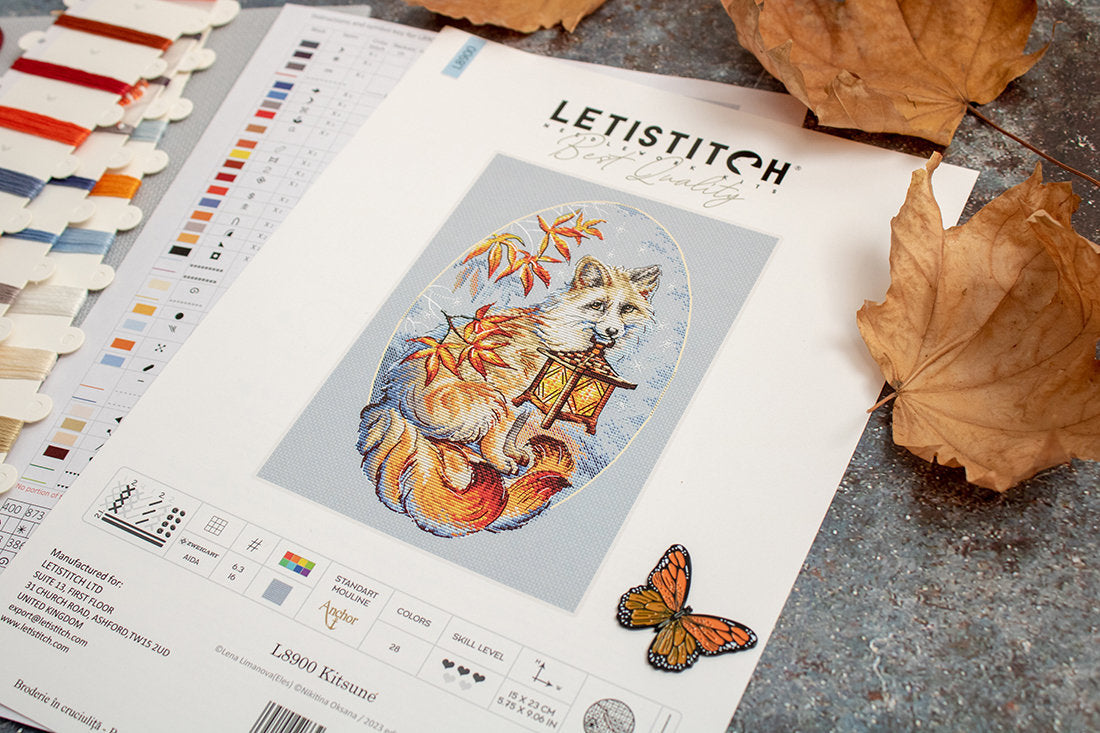 Kreuzstichset „Kitsune“ – LETISTITCH L8900