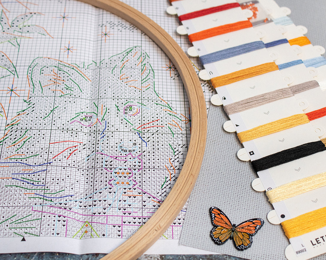 Kreuzstichset „Kitsune“ – LETISTITCH L8900