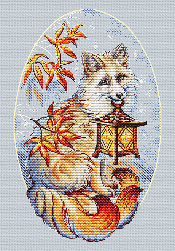 Kreuzstichset „Kitsune“ – LETISTITCH L8900