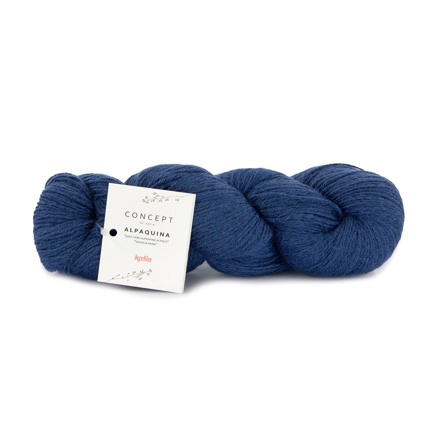 Knäuel Alpakawolle ALPAQUINA SUPERFINE von Katia zum Stricken von Socken und Babykleidung