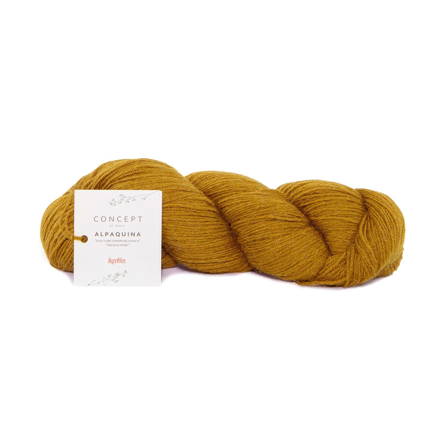 Knäuel Alpakawolle ALPAQUINA SUPERFINE von Katia zum Stricken von Socken und Babykleidung