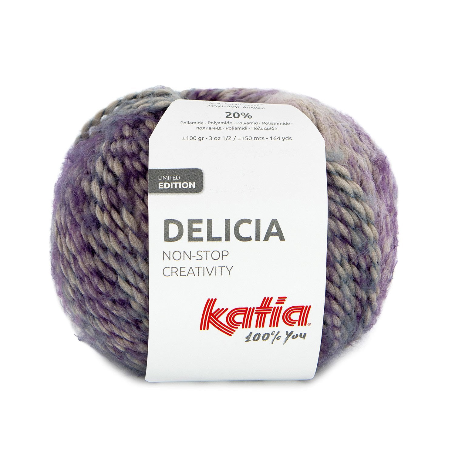 Katia Delicia - Lana Fantasía de Efecto Peluche para Prendas Únicas