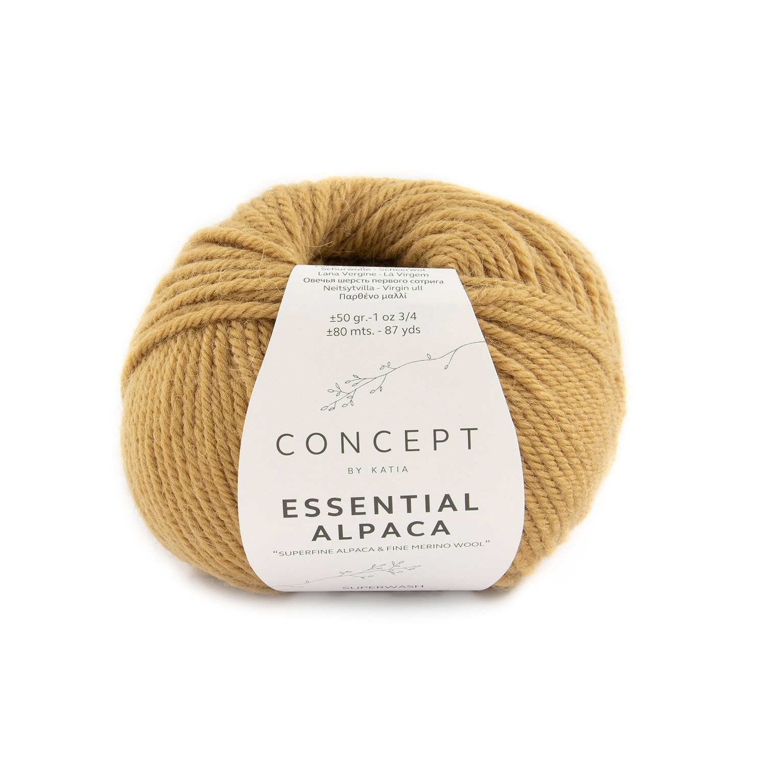 Katia Essential Alpaca - Peruvian Alpaca Wool and Merino Wool for Knitting