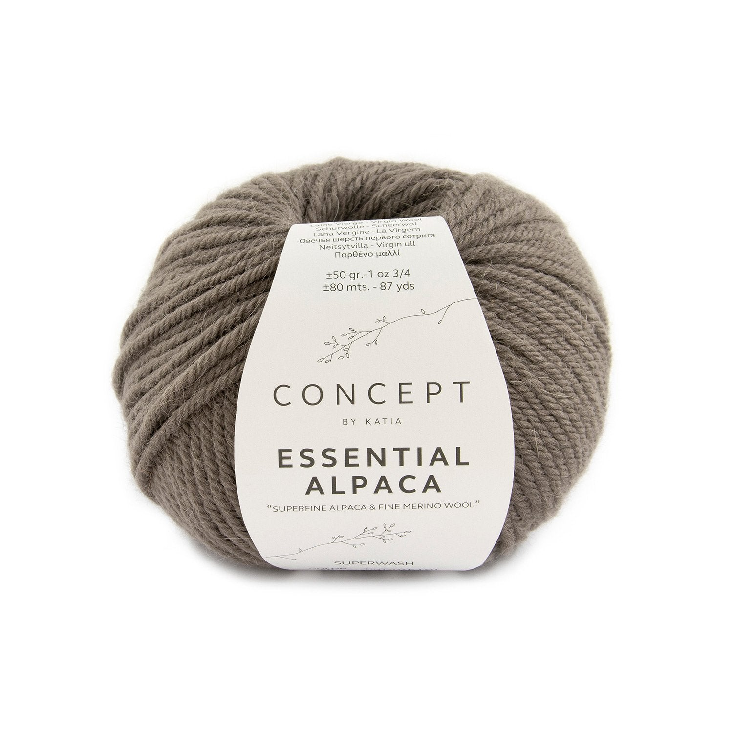 Katia Essential Alpaca - Peruvian Alpaca Wool and Merino Wool for Knitting