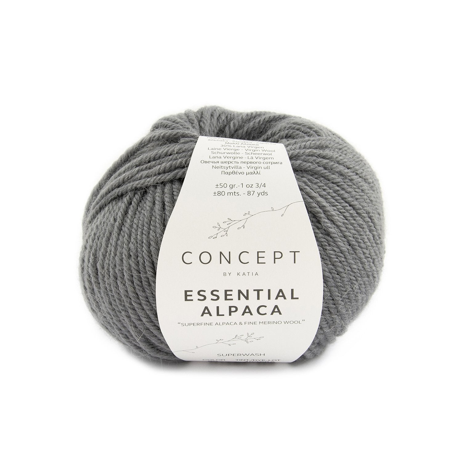Katia Essential Alpaca - Peruvian Alpaca Wool and Merino Wool for Knitting