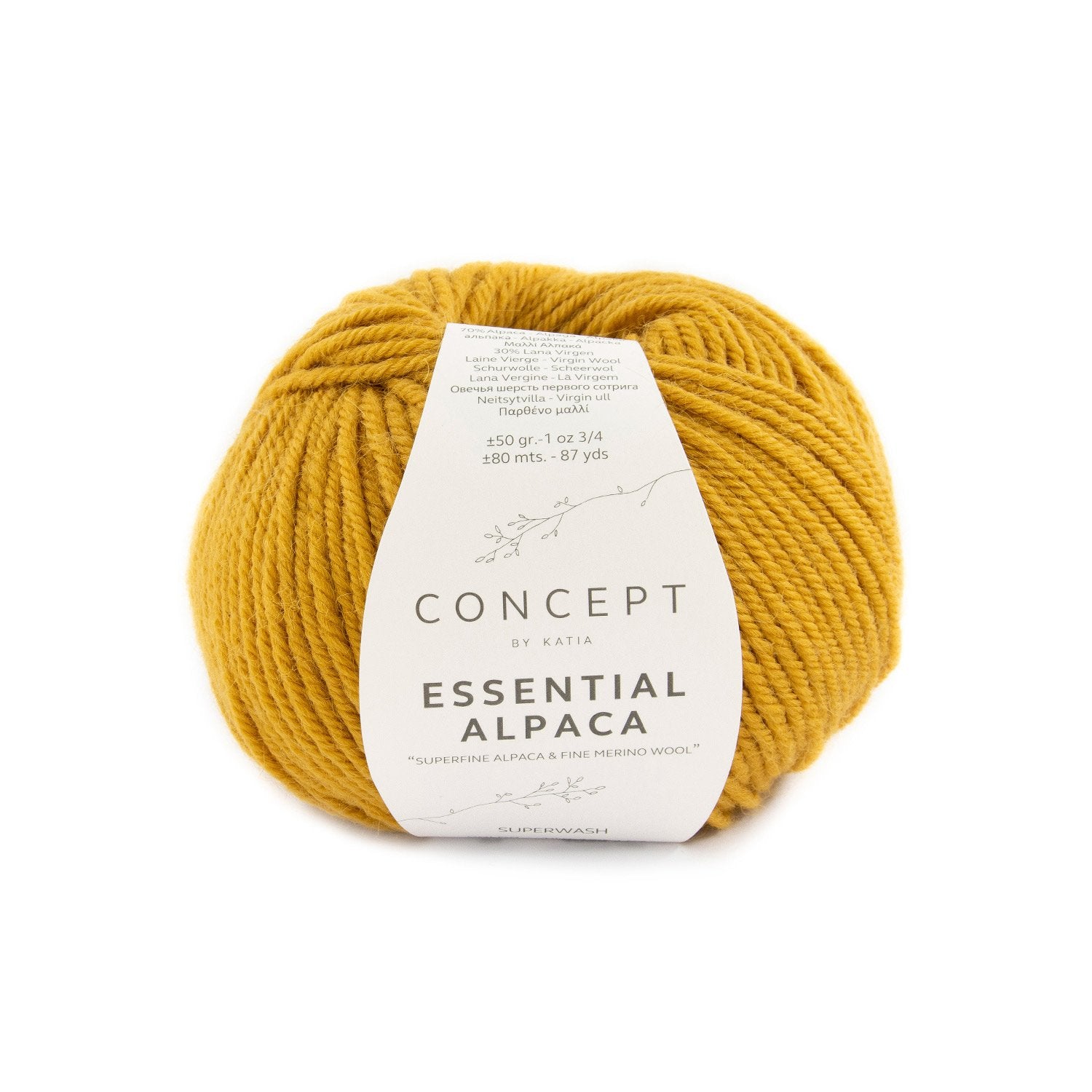 Katia Essential Alpaca - Peruvian Alpaca Wool and Merino Wool for Knitting