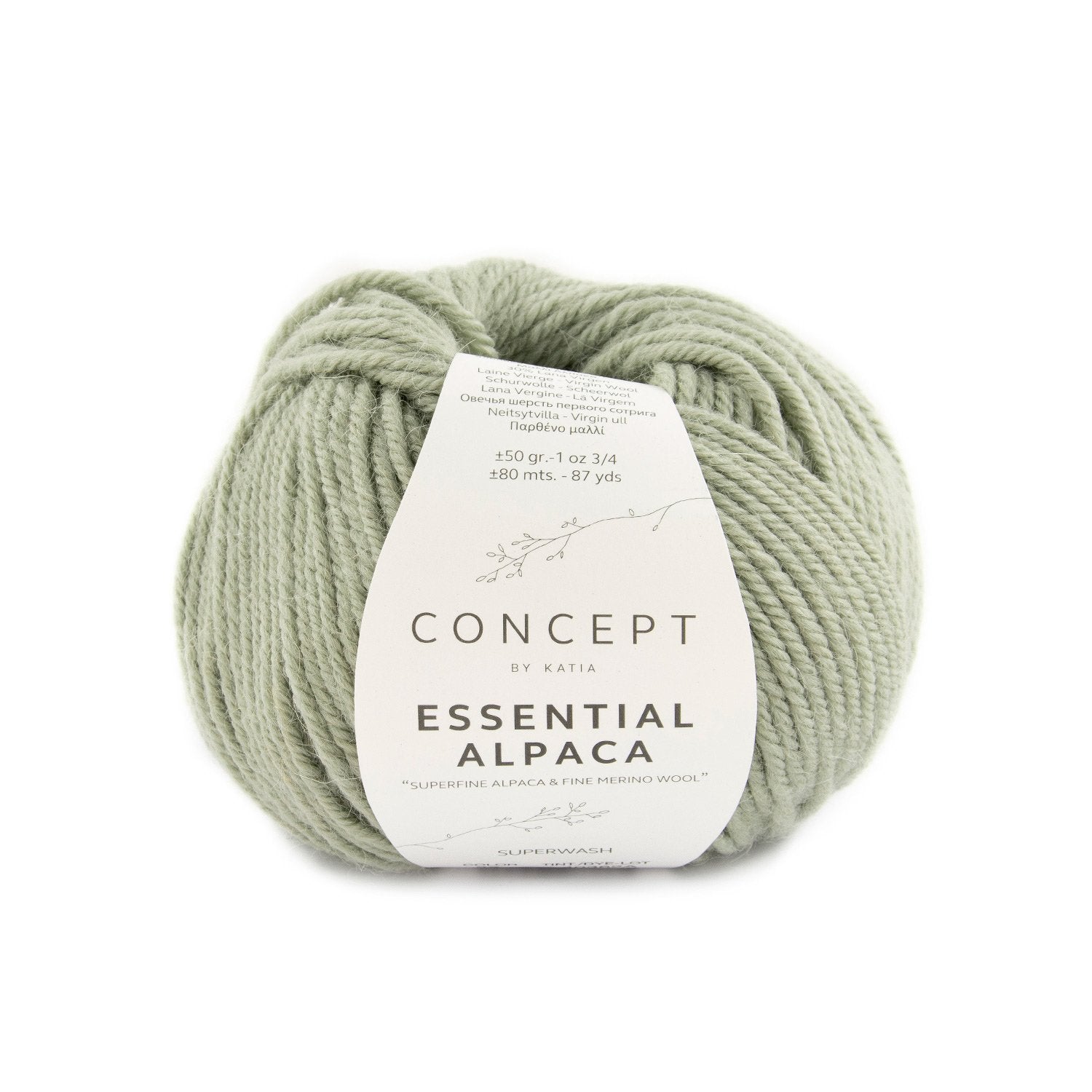 Katia Essential Alpaca - Peruvian Alpaca Wool and Merino Wool for Knitting