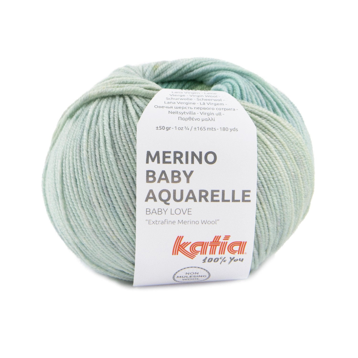 Merino Baby Aquarelle degradé wool in 3 colors for babies by Katia - Soft and durable