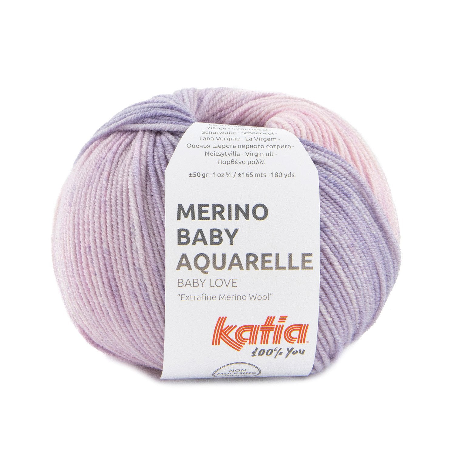 Merino Baby Aquarelle degradé wool in 3 colors for babies by Katia - Soft and durable