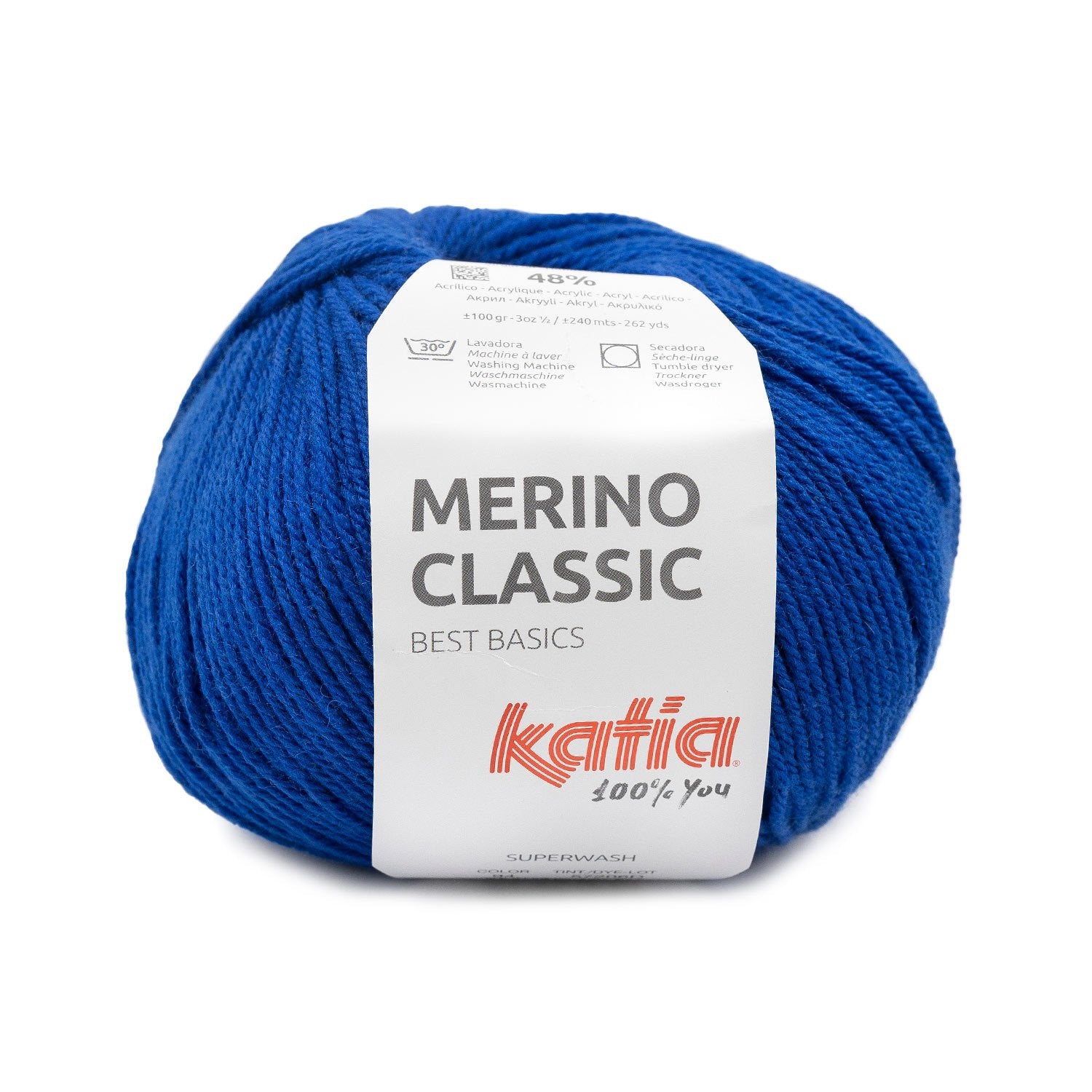 Katia Classic Merino Wool - Blend of merino and acrylic for warm and soft garments