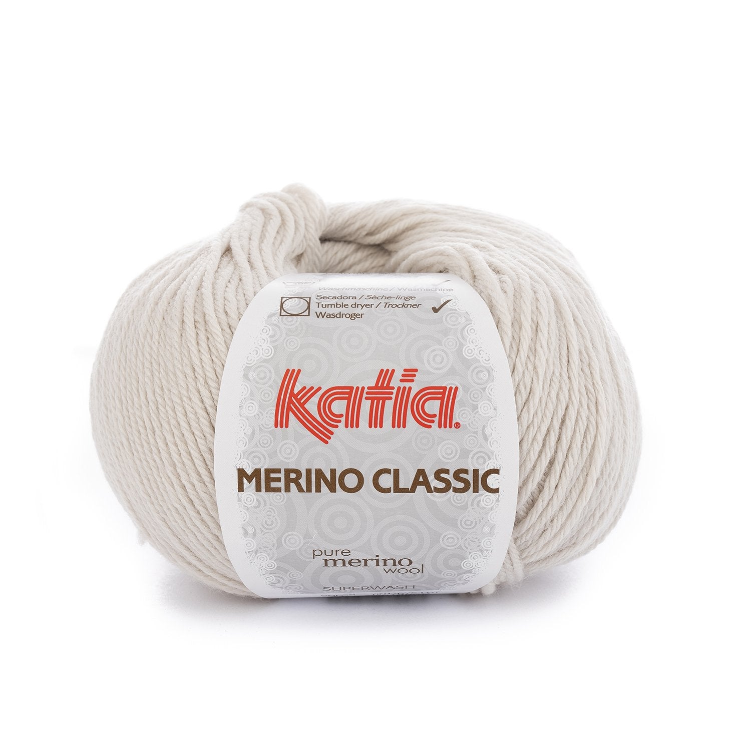 Katia Classic Merino Wool - Blend of merino and acrylic for warm and soft garments