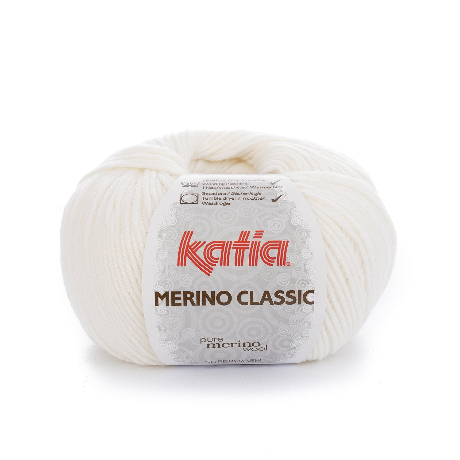 Katia Classic Merino Wool - Blend of merino and acrylic for warm and soft garments