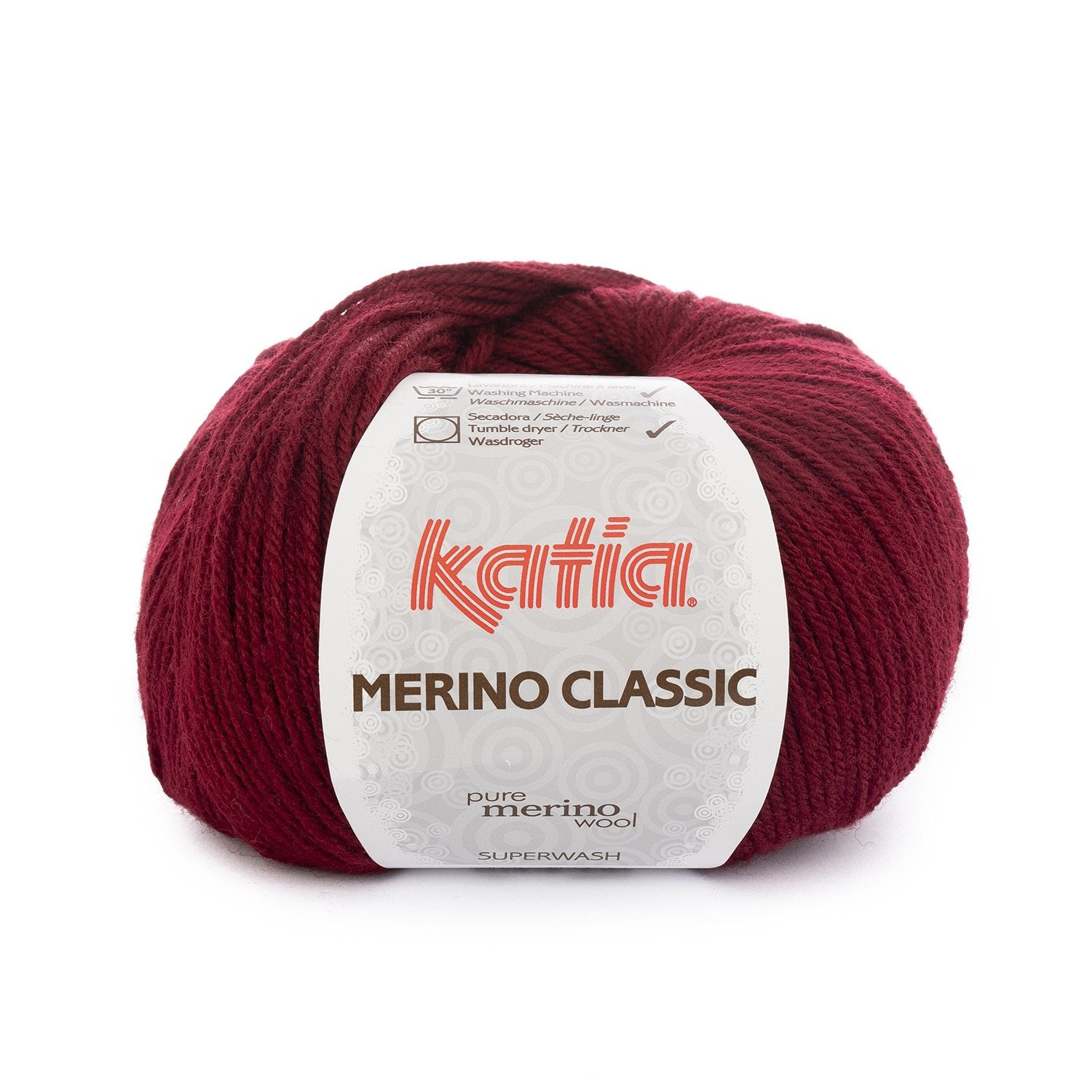 Katia Classic Merino Wool - Blend of merino and acrylic for warm and soft garments