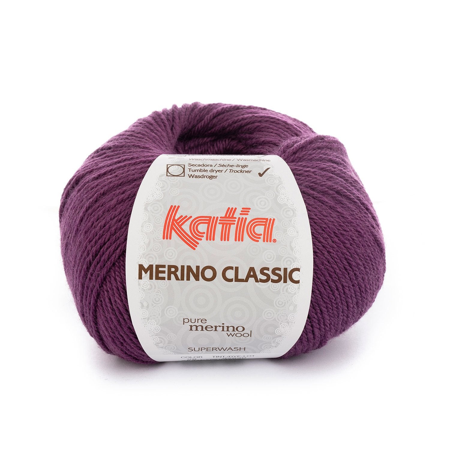 Katia Classic Merino Wool - Blend of merino and acrylic for warm and soft garments