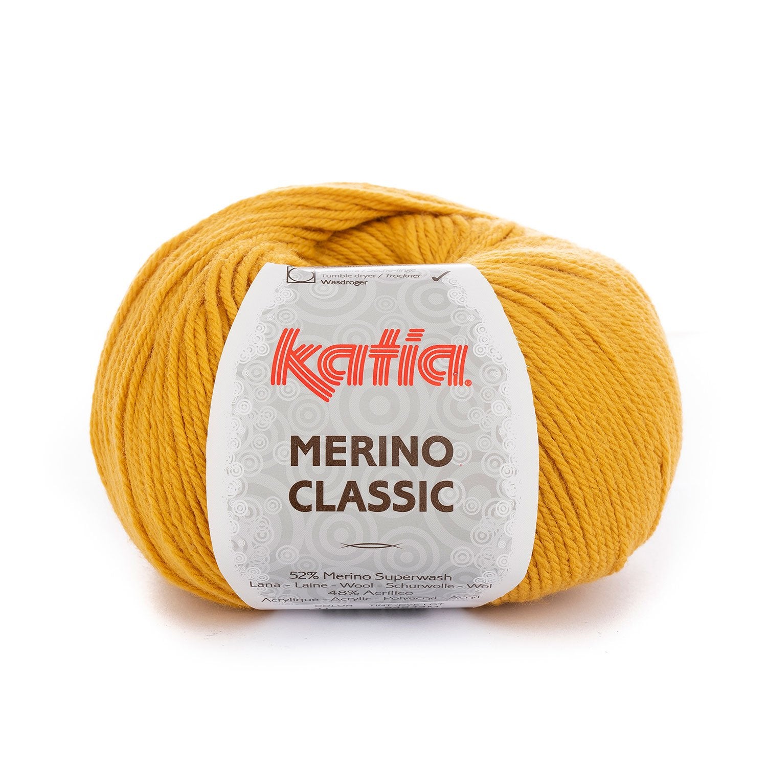 Katia Classic Merino Wool - Blend of merino and acrylic for warm and soft garments
