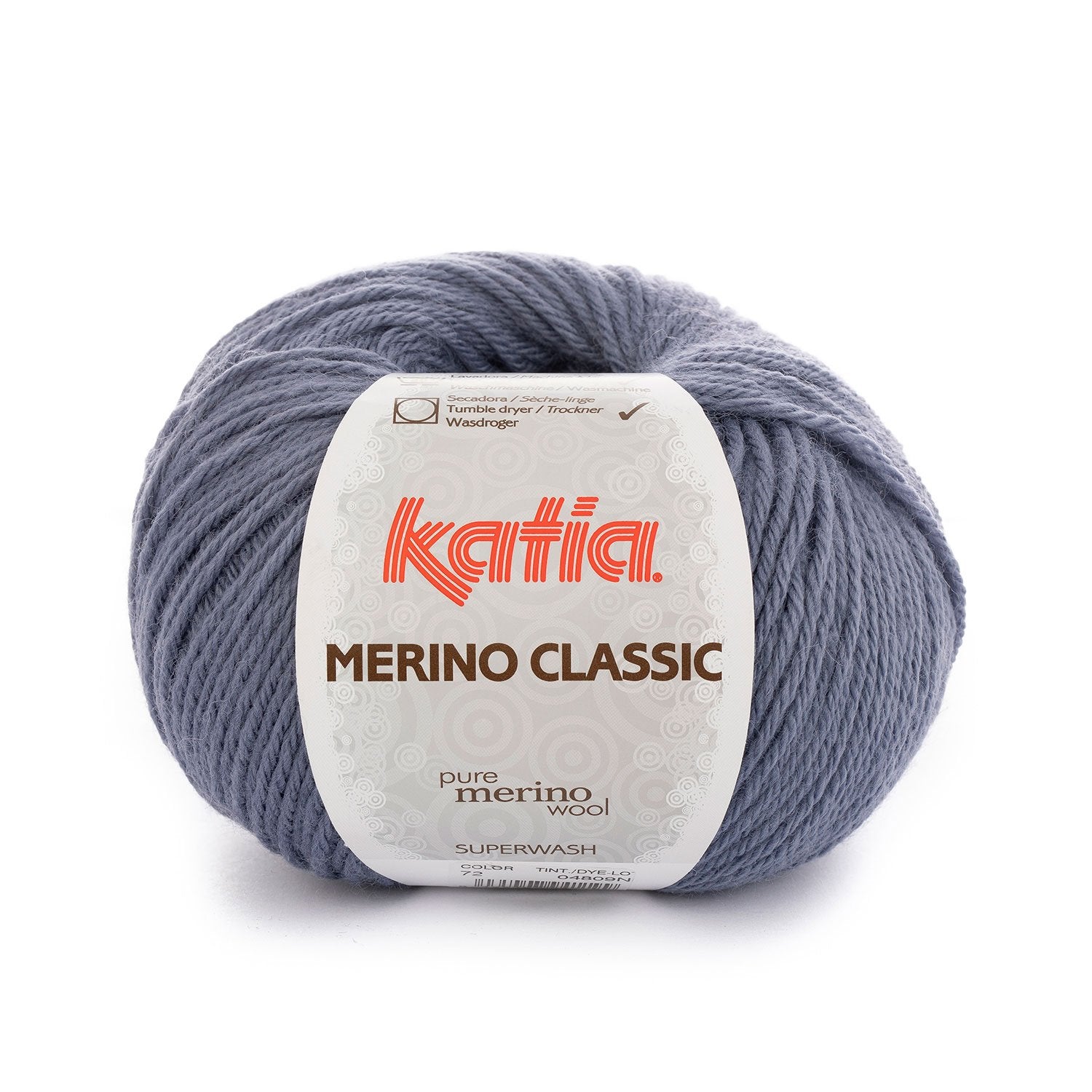 Katia Classic Merino Wool - Blend of merino and acrylic for warm and soft garments