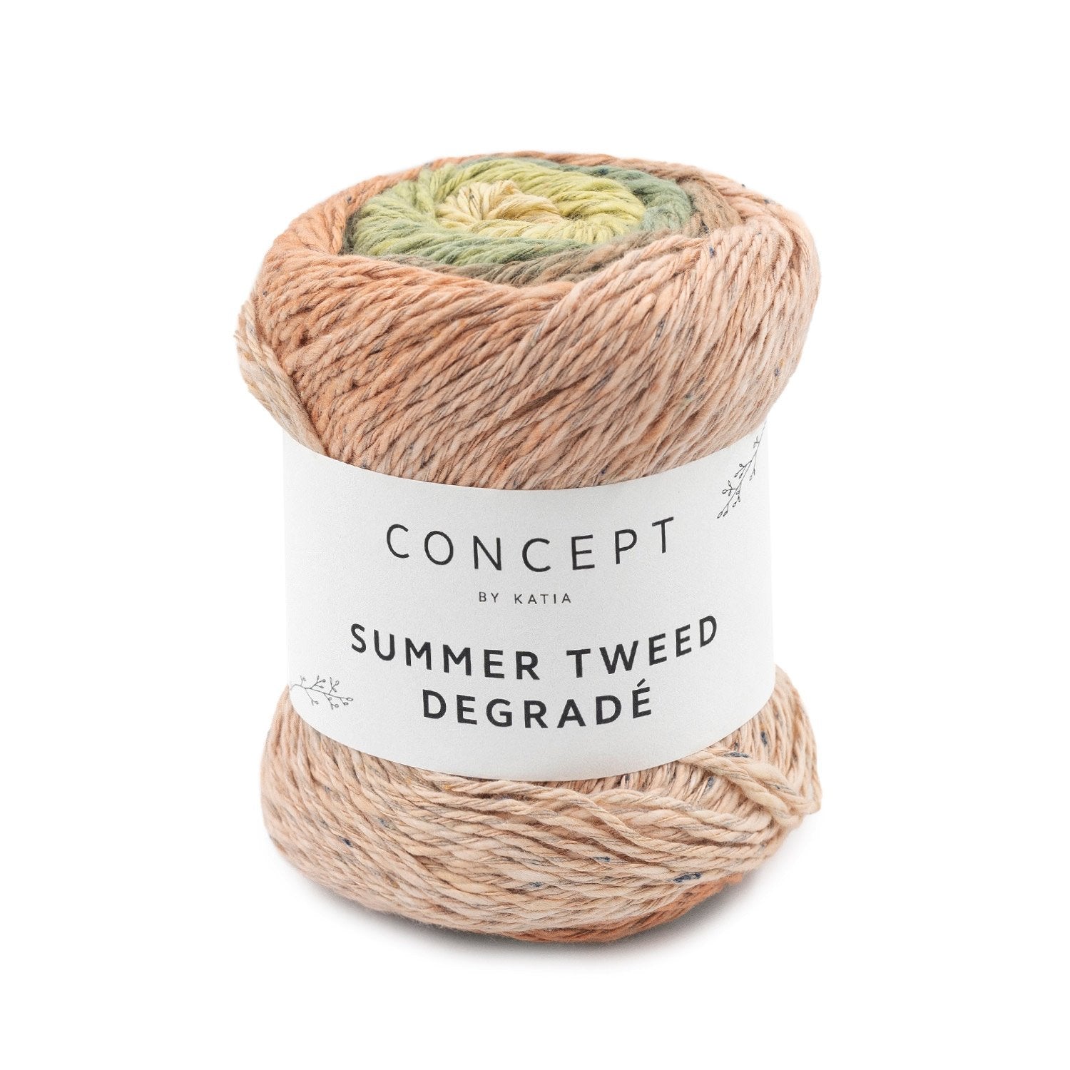 Katia Summer Tweed Degradé - Hilo de algodón y cáñamo
