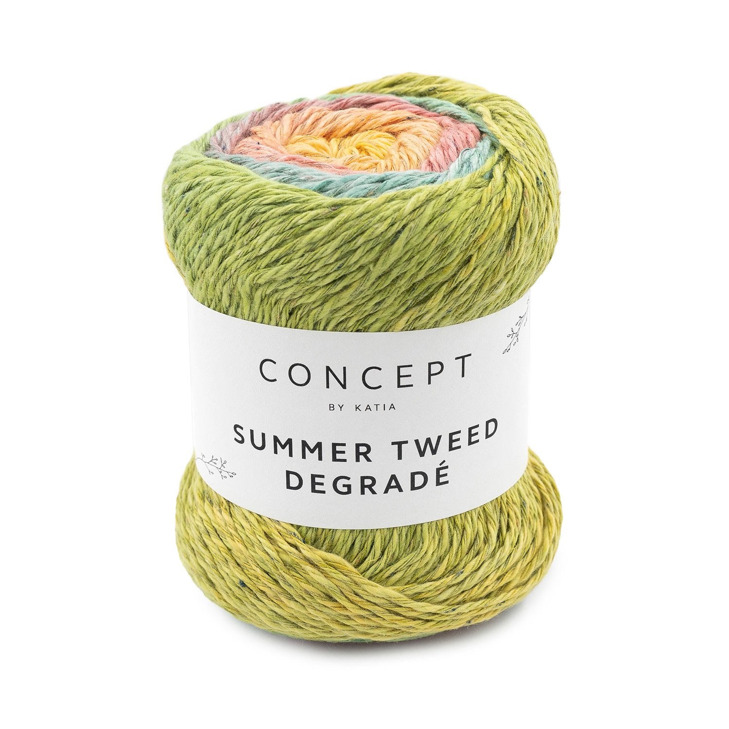 Katia Summer Tweed Degradé - Hilo de algodón y cáñamo